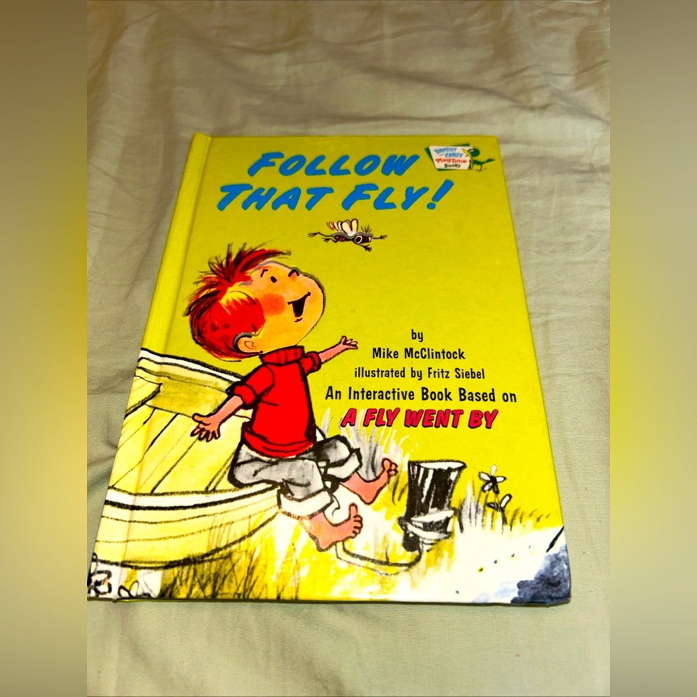 !**KIDS BOOKS 4/$10**! Follow That Fly!, Bright & Early by Mike McClintock, 2005